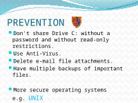 Page 18: presentation on computer virus