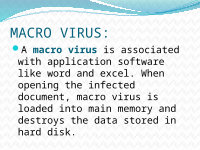 Page 9: presentation on computer virus